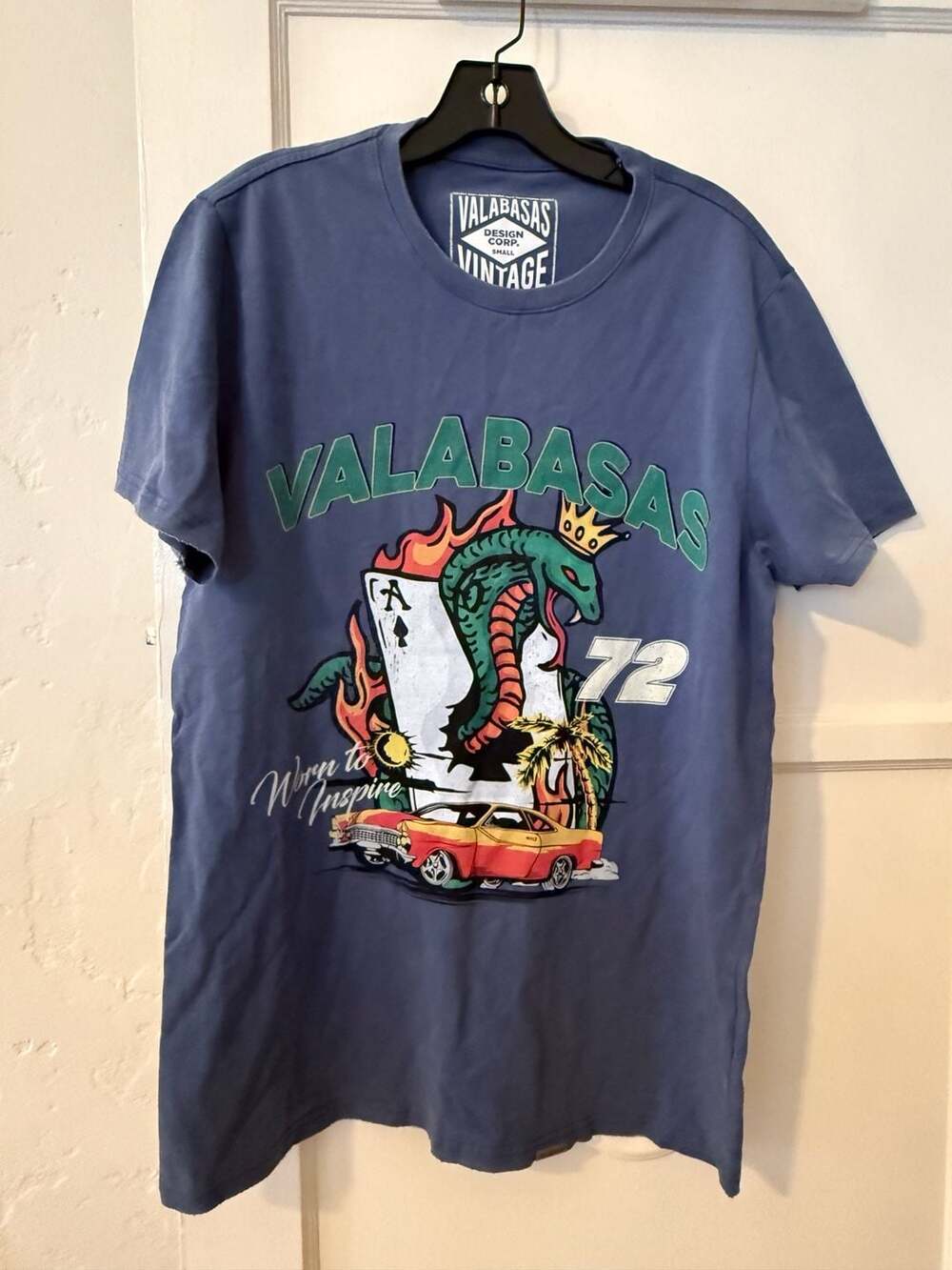Valabasas Muscle Car Club Graphic T-Shirt Size Small